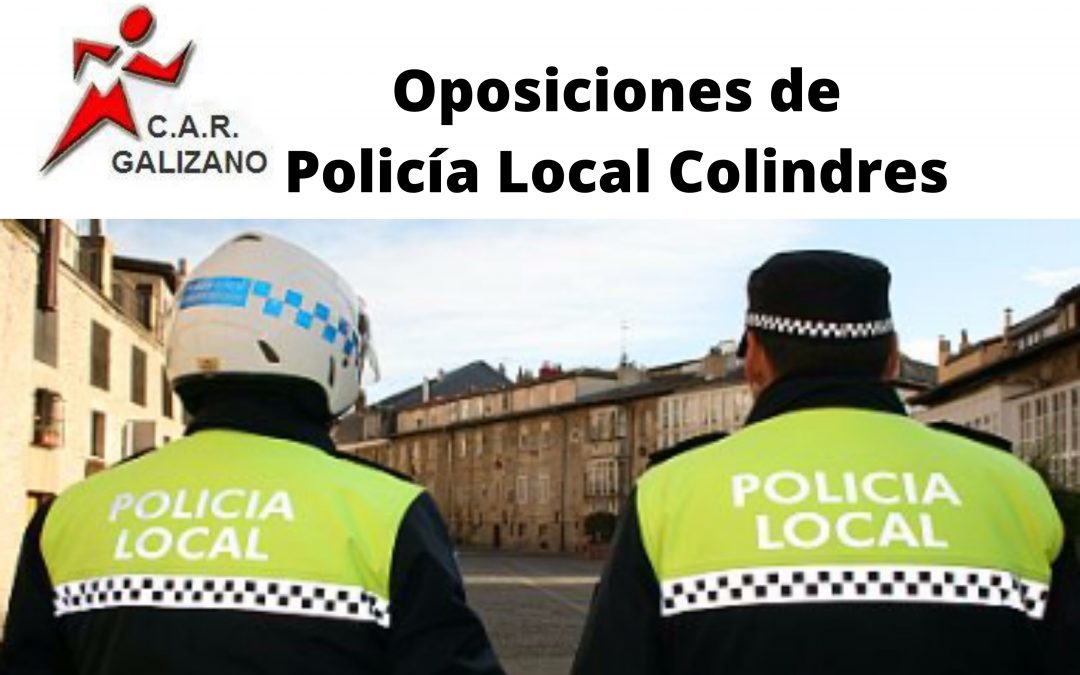 CONVOCATORIAS POLICÍA LOCAL COLINDRES 2020