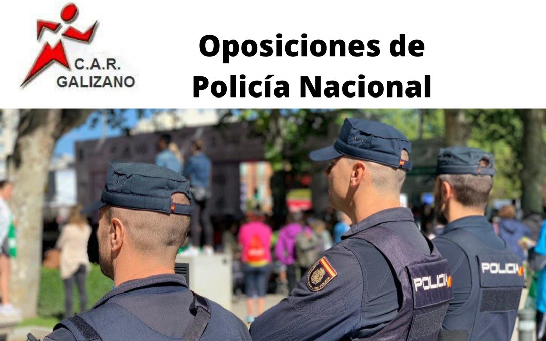 CONVOCATORIA POLICÍA NACIONAL 2020 ESCALA BÁSICA